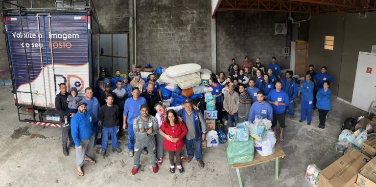 Ação humanitária da Rochadelli no enfrentamento às enchentes no Rio Grande do Sul
